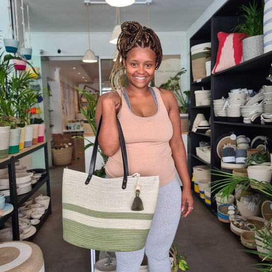 Pratique Bag - Leather Trim Olive - SALE