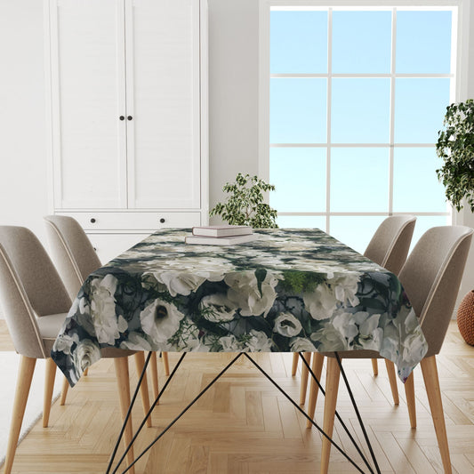 White Christmas Tablecloth (Price Per Meter)