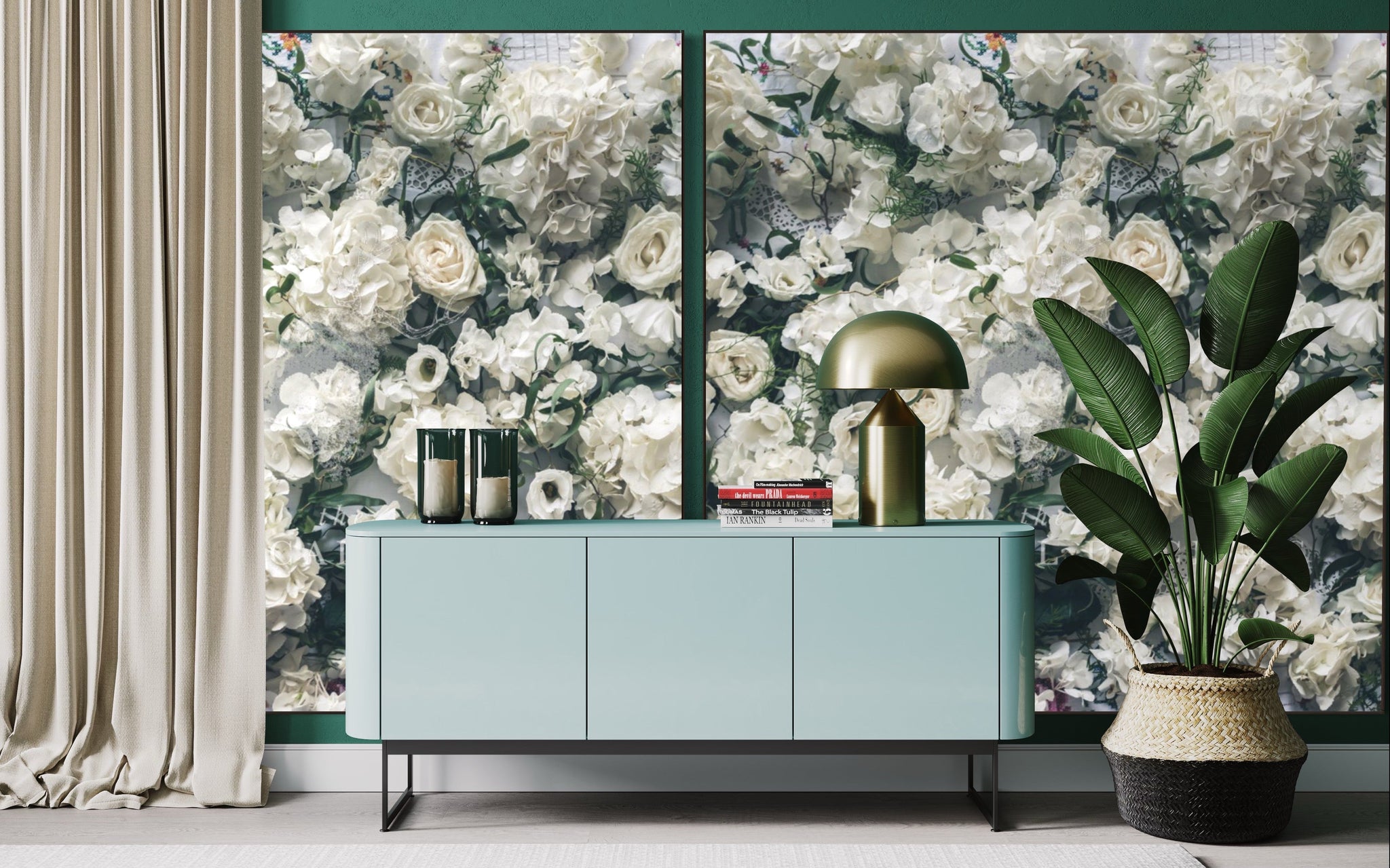 White Christmas Wallpaper (Price Per Sq Meter) iHouzit