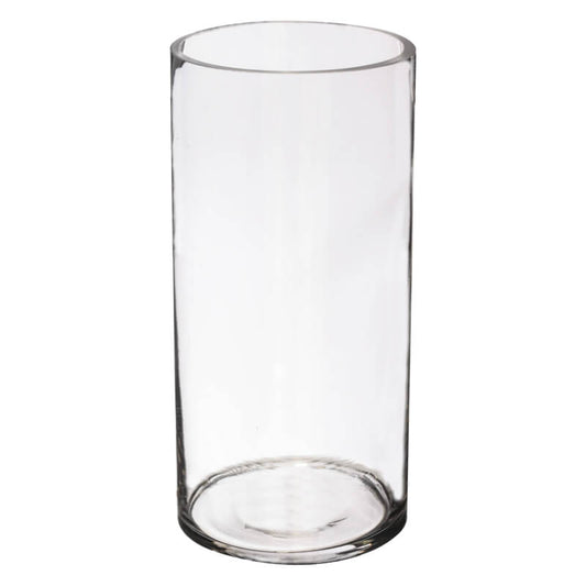 Cylinder Glass Vase 20x10cm