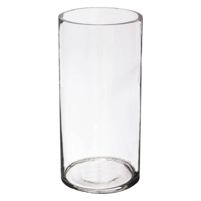 Cylinder Glass Vase 20x10cm