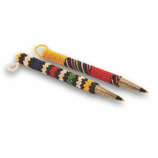 Pens featuring intricately-crafted beading