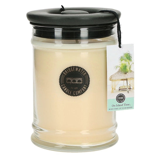 Bridgewater Candle Company Candles Scented Candle by Bridgewater - On Island Time Large Jar Candle