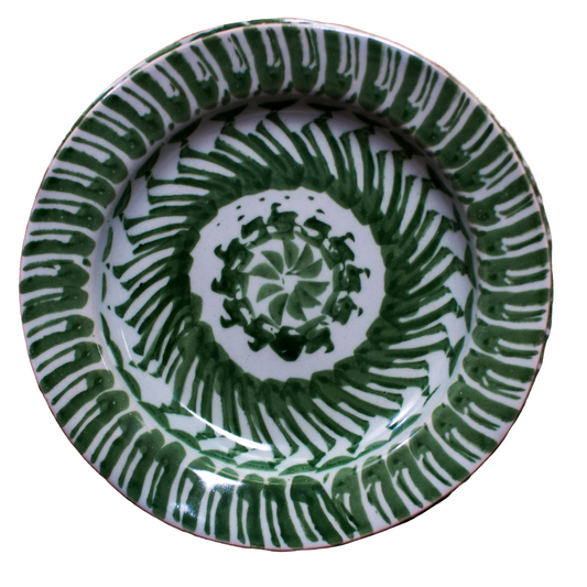 Esra Bosch - Deep Dinner Plate (Green)