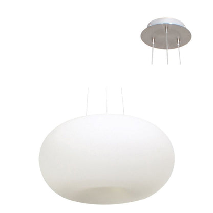 Eurolux Ceiling Light Fixtures Eurolux - Optica Pendant 450mm Satin Chrome - Lighting, Lights - P236