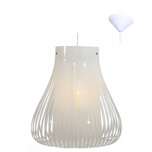 Eurolux Ceiling Light Fixtures Eurolux - Pama Pendant 400mm White - Lighting, Lights - P467