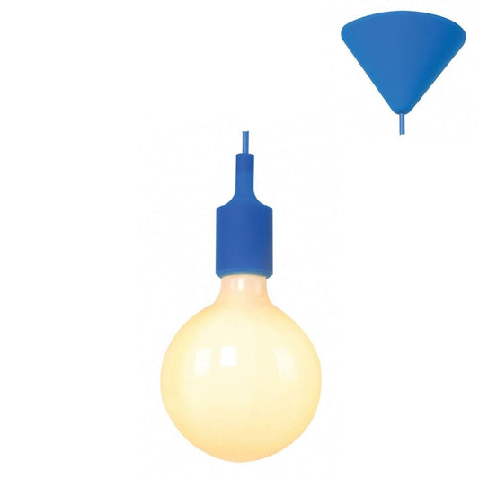 Eurolux Ceiling Light Fixtures Eurolux - Silicone Pendant Blue - Lighting, Lights - P470BL