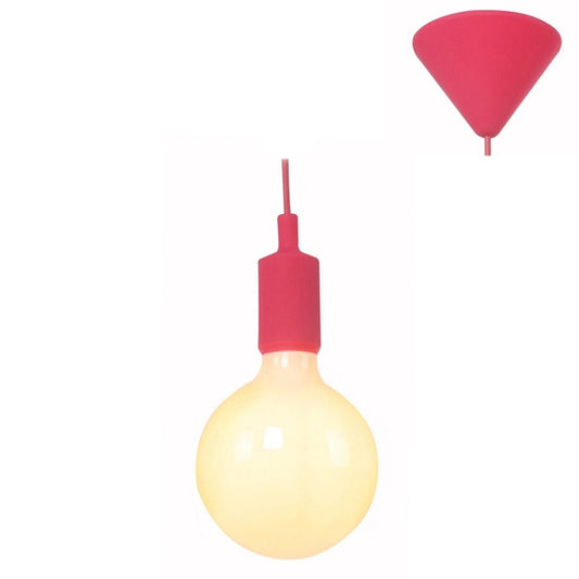 Eurolux Ceiling Light Fixtures Eurolux - Silicone Pendant Rose - Lighting, Lights - P470RO