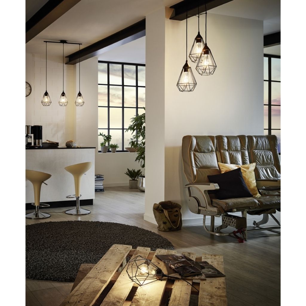 Eurolux Ceiling Light Fixtures Eurolux - Tarbes Pendant Black - Lighting, Lights - P689