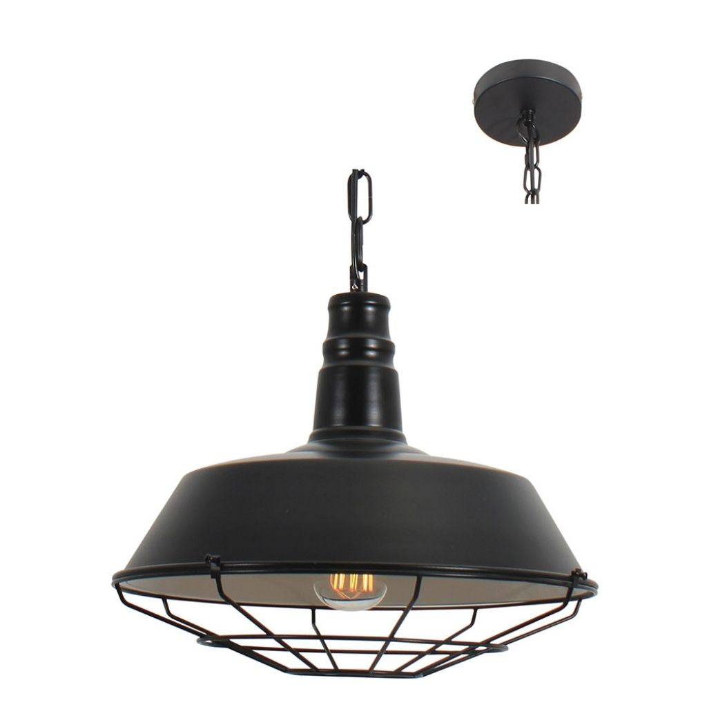 Eurolux Ceiling Light Fixtures Eurolux - Vibrato Pendant Black - Lighting, Lights - P474