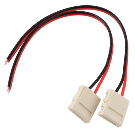 Eurolux - 1Way Single Colour Strip Wire Connector 15cm/10mm 5050