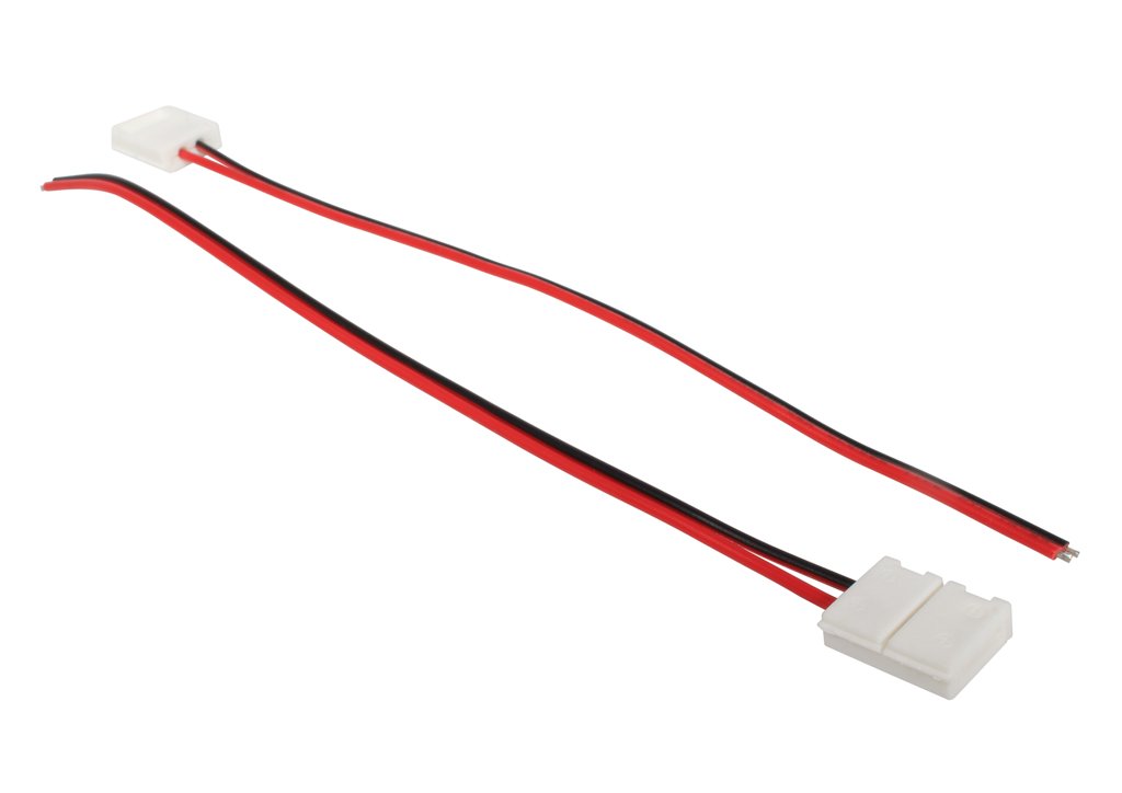 Eurolux - 1Way Single Colour Strip Wire Connector 15cm/8mm 3528