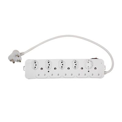 Eurolux - 10 Way Multi Plug Normal With Medium Surge Red Plug