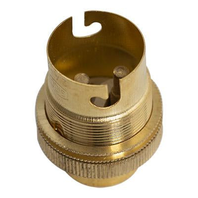 Eurolux - 20mm Lamp Holder Brass B22