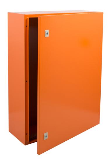 Eurolux - 800x600x250mm ENCLOSURE M/Steel IP65 Orange