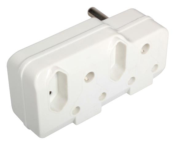 Eurolux - Adaptor 2x16A 2x5A Plug In Loose