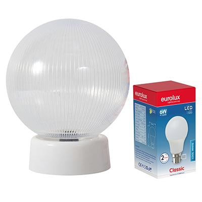 Eurolux - Budget Light Clear + Gallery 160mm + LED Lamp