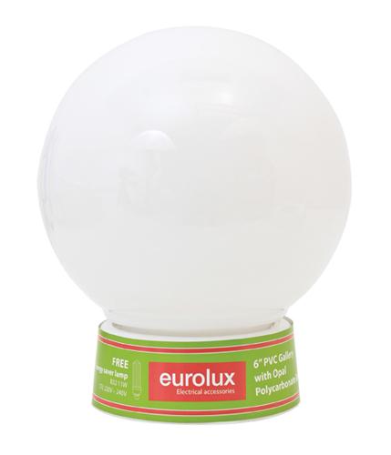 Eurolux - Budget Light with energy saver Globe 160mm