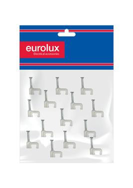 Eurolux - Cable Clips Flat 5.0mm Qty.100 Loose