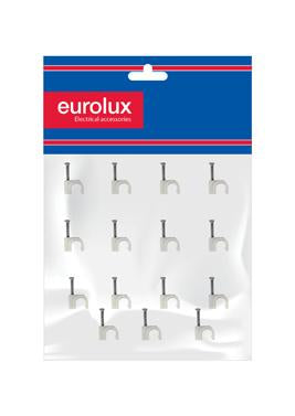 Eurolux - Cable Clips Round 6.0mm Qty. 100 Loose