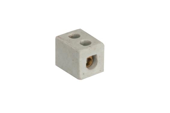 Eurolux - Connector Block 15Amp 1Way Porcelain