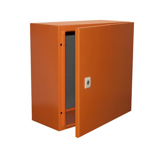 Eurolux - Enclosure M/Steel 400x400x200mm IP65 Orange