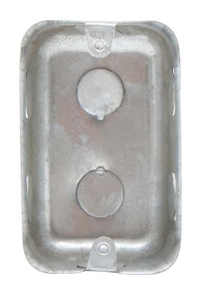 Eurolux - Flush Steel Wall Box (4X2) 0.5Mm Galv