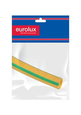 Eurolux - Heat Shrink 6.4mm Green/Yellow 1m