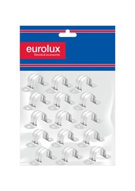 Eurolux - M20 GALVANISED Steel Saddle (SELL IN PACKETS OF 100) 