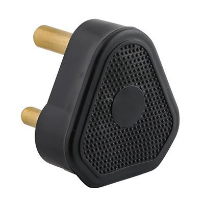 Eurolux - PLUG TOP 16A 3 PIN RUBBER SOLID PIN