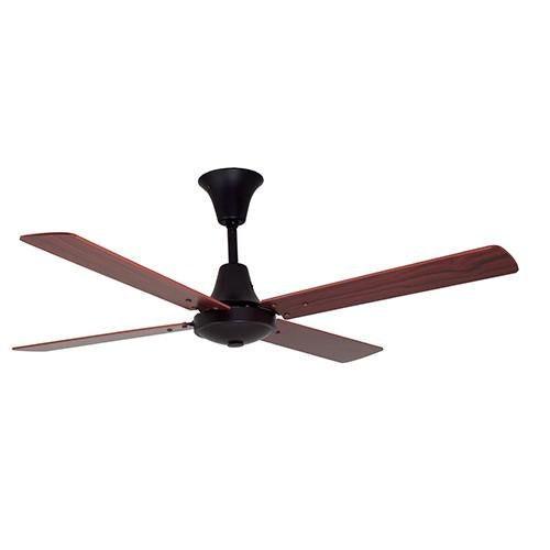 Eurolux - Ceiling Fan 4 Blades Black