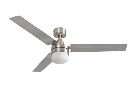 Eurolux - Flow Ceiling Fan 3 Blades Satin Chrome