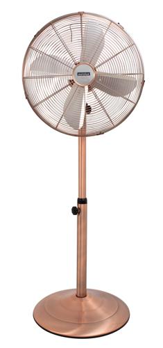 Eurolux - Standing Fan 4 Blades Antique Copper