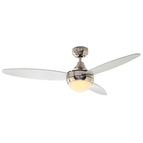 Eurolux - Swirl Ceiling Fan 3 Blades SC/Silver