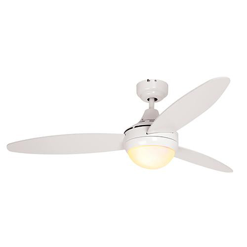 Eurolux - Swirl Ceiling Fan 3 Blades White