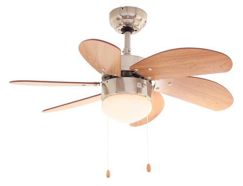 Eurolux - Turbo Swirl Ceiling Fan 6 Blades Cherry