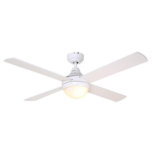 Eurolux - Twister Ceiling Fan 4 Blades White