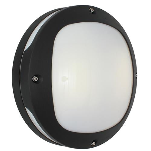 Eurolux - Andante Bulkhead Light 325mm Black 2xPL18w