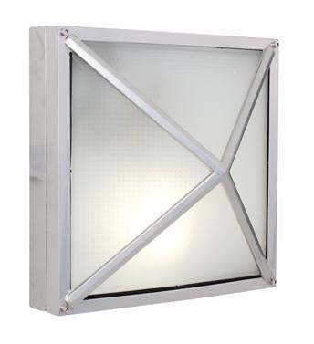 Eurolux - Crossbar Medium Bulkhead Light 260mm Silver 1x100w