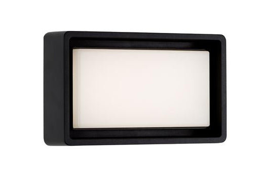 Eurolux - Frame Rectangular Bulkhead Light 240mm Black