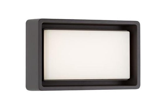 Eurolux - Frame Rectangular Bulkhead Light 240mm Graphite