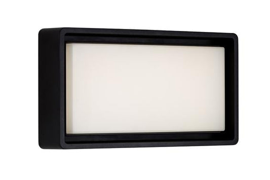 Eurolux - Frame Rectangular Bulkhead Light 320mm Black