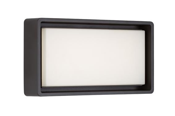 Eurolux - Frame Rectangular Bulkhead Light 320mm Graphite