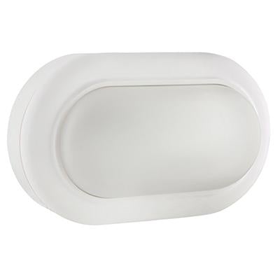 Eurolux - LED Oval Bulkhead Light 170mm White 1x8w