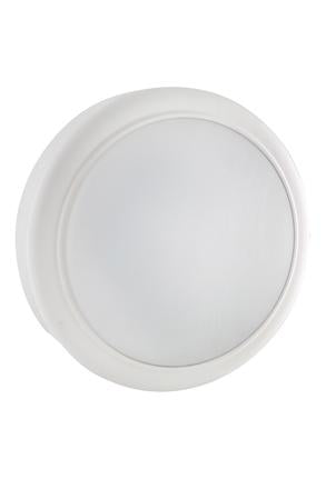 Eurolux - LED Round Bulkhead Light 180mm White 1x15w