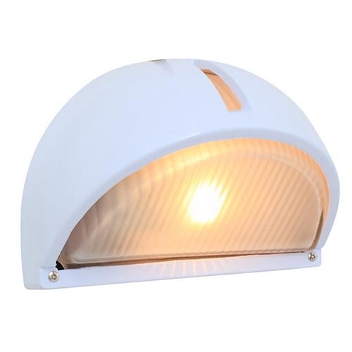 Eurolux - Lemon Wedge Small Bulkhead Light 165mm White