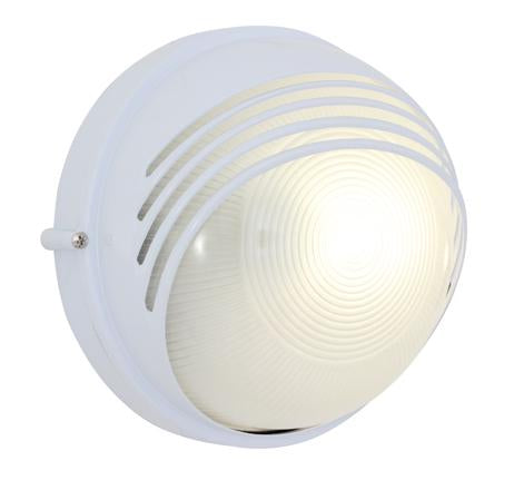 Eurolux - Moon Round Large Bulkhead Light 240mm White 1x100w
