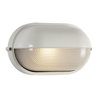 Eurolux - Oval Large Eyelid Bulkhead Light White 100w