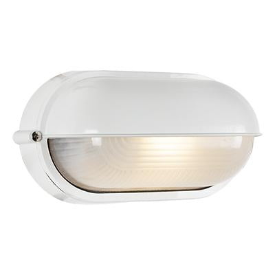 Eurolux - Oval Small Eyelid Bulkhead Light 210mm White