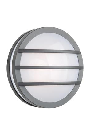 Eurolux - Titan LED Bulkhead Light Grid 140mm Silver